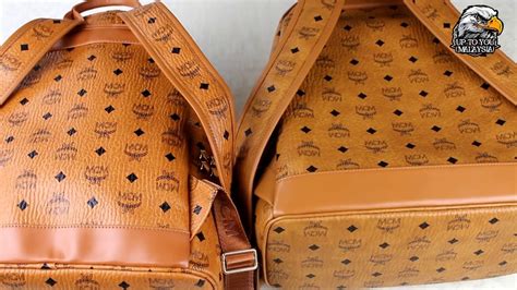 mcm replica bags|how to spot a fake mcm bag.